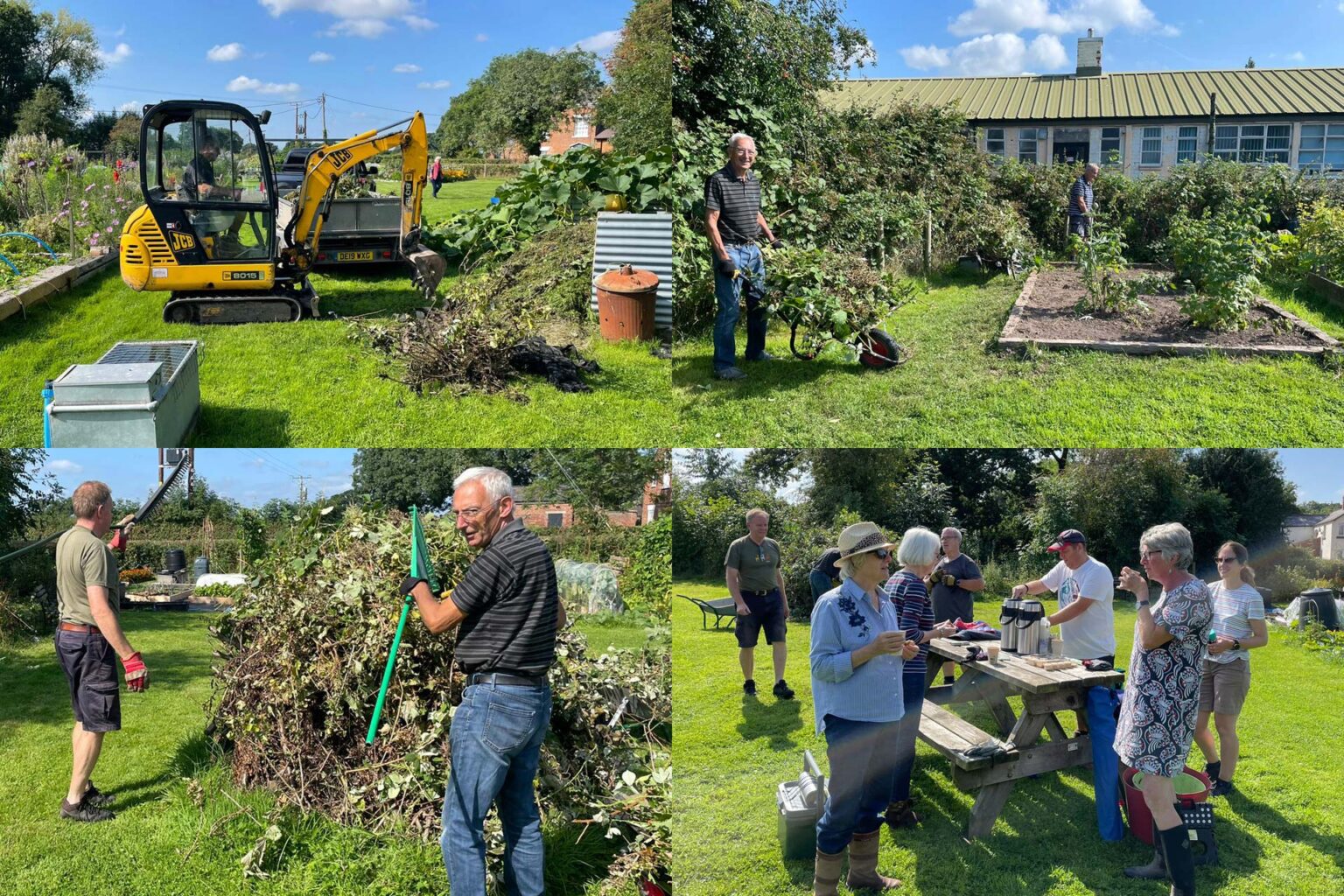 Work party, August 2021 – Tattenhall Allotments